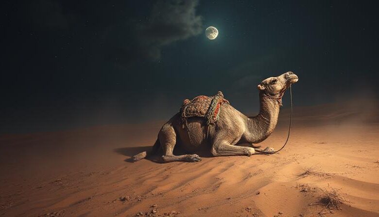 الجمل الميت في المنام