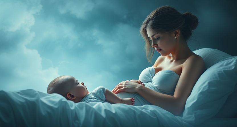 الولادة بدون ألم في المنام