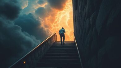 صعود الدرج في المنام