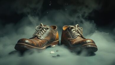 الحذاء الممزق في المنام