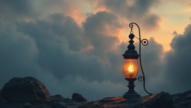 المصباح المكسور في المنام