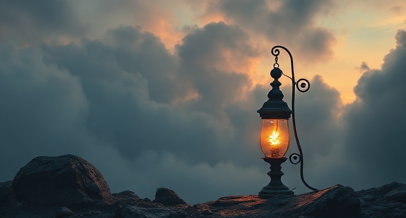 المصباح المكسور في المنام