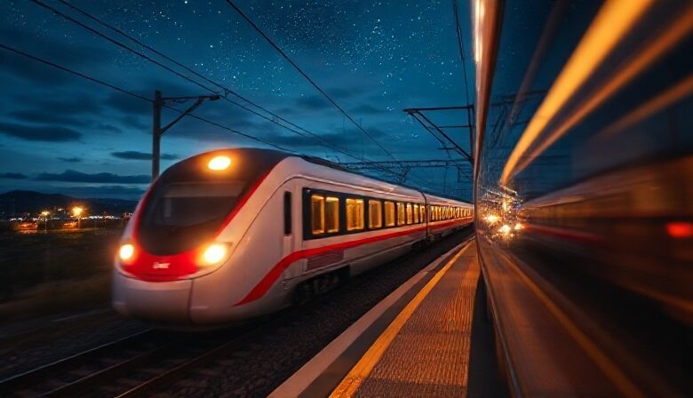 القطار السريع في المنام